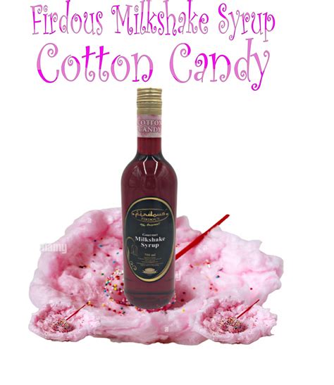 Firdous Pink Cotton Candy Milkshake Syrup 750ml