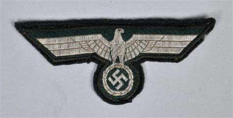 Regimentals GERMAN WWII ARMY NCO BEVO WOVEN BREAST EAGLE