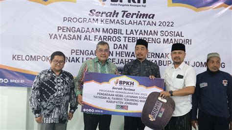 Serah Terima Program Kemaslahatan Bpkh Laz Ummul Quro