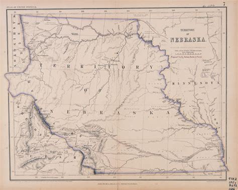 Map Of Nebraska Territory 1857 This Map Was Drawn By Pro Flickr