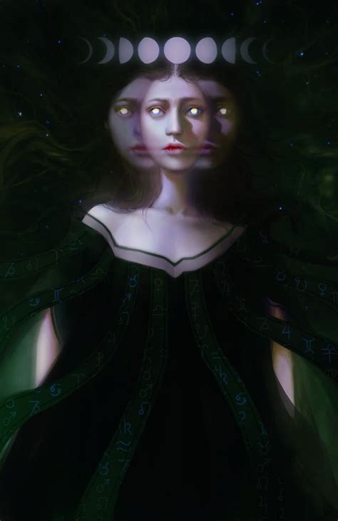 Hecate Hekate In Greek Mythology Is The Goddess Of Crossroads