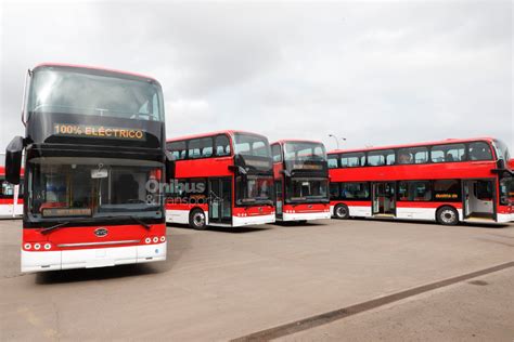 BYD entrega 10 ônibus elétricos de dois andares ao Chile modelos são