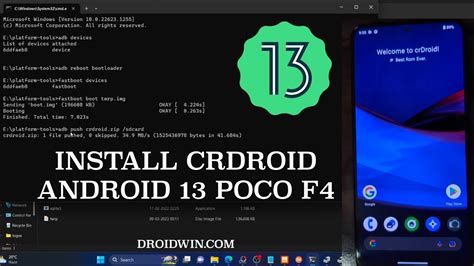 How To Install CrDroid ROM Android 13 On Poco F4 YouTube