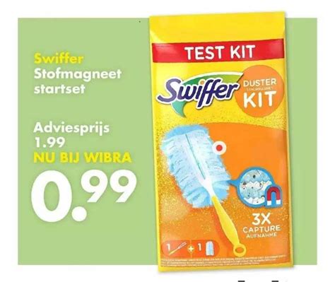 Swiffer Stofmagneet Startset Aanbieding Bij Wibra Folders Nl