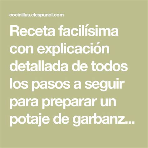 Receta facilísima con explicación detallada de todos los pasos a seguir