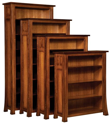 Bridgefort Mission Bookcase Custom Amish Furniture