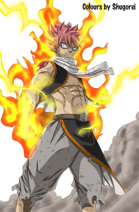 Natsu Lighting Flame Dragon Mode By Shugorei Ookami On Deviantart