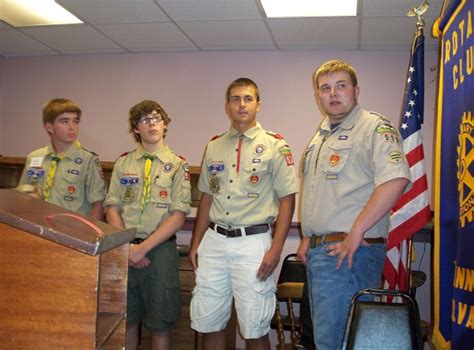 Boy Scouts Troop 518 Sept 11 Rotary Club Of Tunkhannock