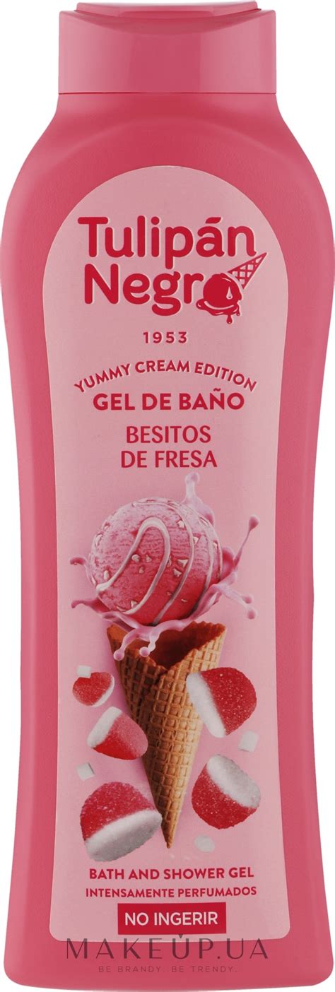 Tulipan Negro Yummy Cream Edition Strawberry Kisses Bath And Shower Gel