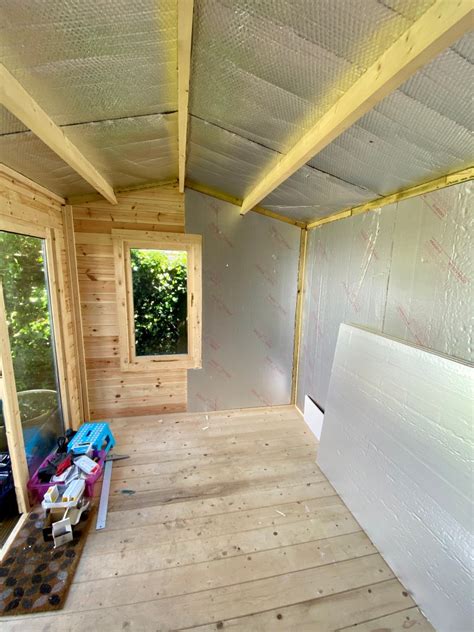 How To Insulate A Garden Room Summerhouse Or Shed Wood Create