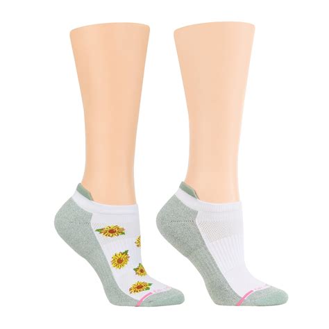 Ankle Compression Socks For Women | Dr. Motion | Sunflowers