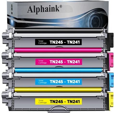 Alphaink 4 Toner Compatibili Con TN241 TN245 Per Brother HL 3140CW HL