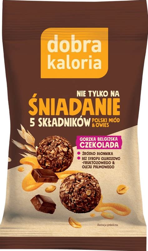 Dobra Kaloria Dobra Kaloria Kulki Niadanie Gorzka Czekolada I Owies