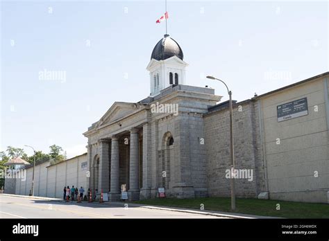 Kingston Penitentiary Former Prison Kingston Ontario Canada Stock