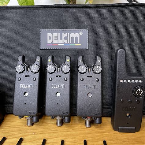 Delkim Txi D Alarms Receiver Carbon Snag Ears Case Carp Tackle