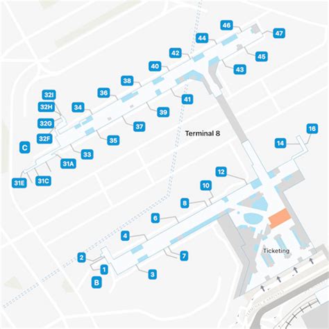 New York Kennedy Airport Map | JFK Terminal Guide