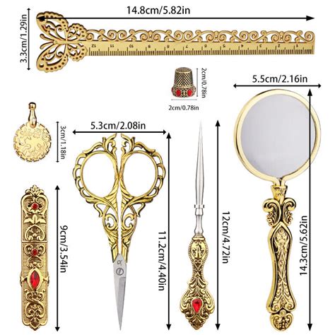 Embroidery Scissors Set Exquisite European Sewing Scissors Portable Scissors Ebay