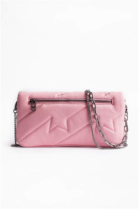 Pochette Rock Zv Rose Femme Zadig Voltaire En Coloris Rose