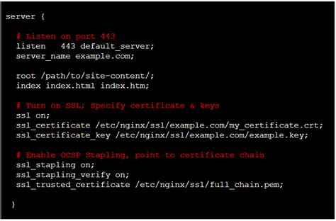 Nginx Enable Ocsp Stapling Nginx Enable Ocsp Stapling