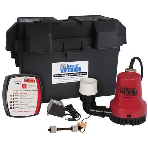 Basement Watchdog Emergency Battery Backup Sump Pump System - BWE ...