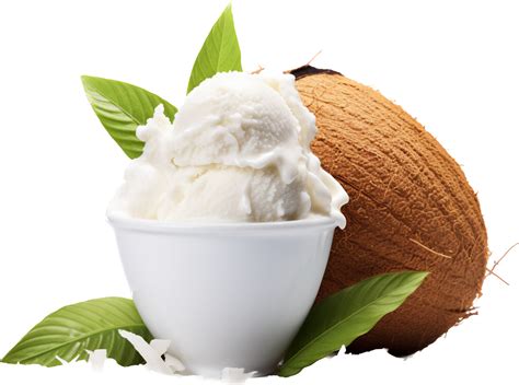 Coco Hielo Crema Png Con Ai Generado Png