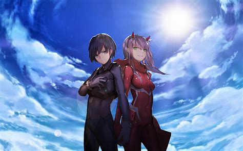 Darling In The Frankxx Zero Two Hiro Main Character Characters