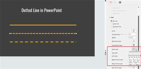 How To Add A Dotted Line In Powerpoint