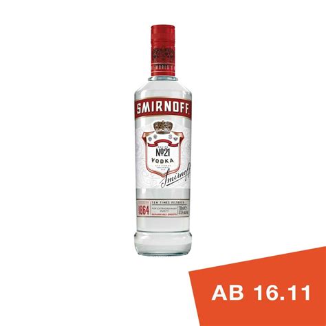 SMIRNOFF PREMIUM VODKA RED LABEL 37 5 Vol Je 0 7 L Fl Von Mein Real