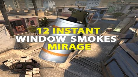 12 INSTANT WINDOW SMOKES ON MIRAGE 128 TICK YouTube