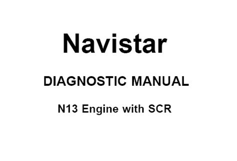 Navistar Maxxforce N Engine With Scr Diagnostic Manual