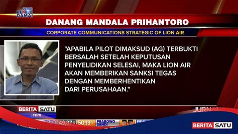 Kasus Pemukulan Pegawai Hotel Lion Air Grounded Pilot Ag