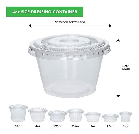 Practico Pack 100 Vasos Con Tapa Para Gelatina Souffle Salsa Meses