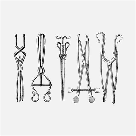 Surgical Instruments Tools Vector - TofuJoe