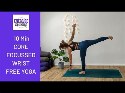 15 Min Core Focussed Wrist Free Yoga Intermediate YouTube