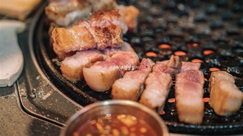 동탄 회식장소 제주 흑돼지 맛집 제줏간 동탄점 삼겹살 추천 네이버 블로그