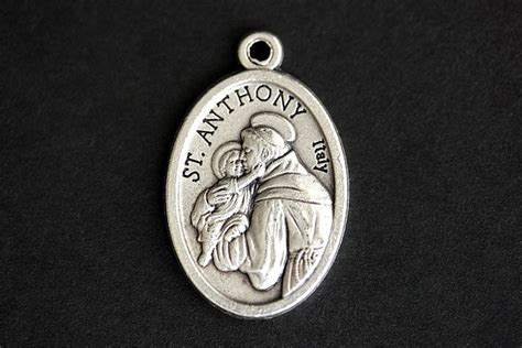 Saint Anthony Medal. Catholic Pendant. St Anthony Pendant. | Etsy