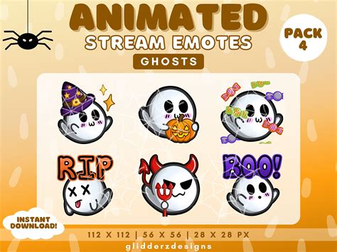 The Halloween Emotes Stickers Are On Display