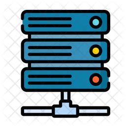 Vps Icon - Download in Colored Outline Style