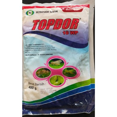 Jual Topdor Wp Gram Insektisida Hama Wereng Kutu Lalat Buah