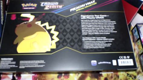 Opening Crown Zenith Special Collection Pikachu Vmax