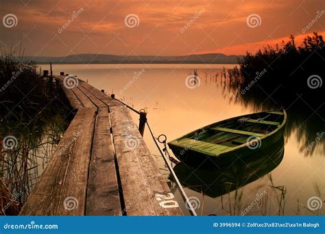 Lake Balaton stock photo. Image of quiet, purple, lake - 3996594