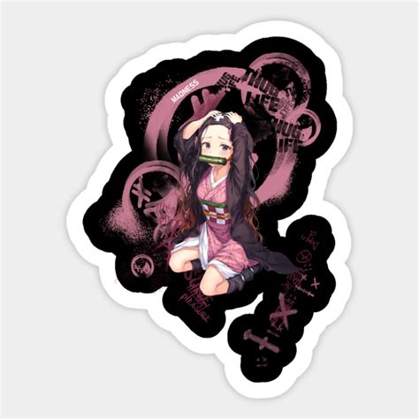 ANIME DEKU DRIP NEZUKO Anime Sticker TeePublic