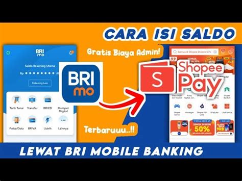 Cara Isi Saldo Shopeepay Lewat Brimo Terbaru Top Up Saldo Shopee