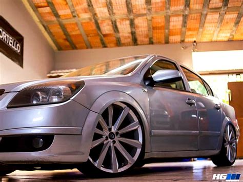 Vectra Rebaixado Rodas Volcano Wheels Misty Aro 20