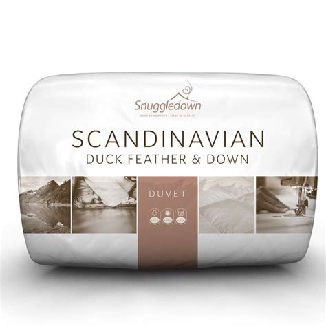 Snuggledown Scandinavian Duck Feather And Down 230 Thread Count 10 5 Tog All Year Round Duvet