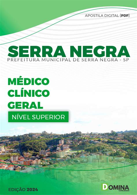 Apostila Pref Serra Negra SP 2024 Médico Clínico Geral