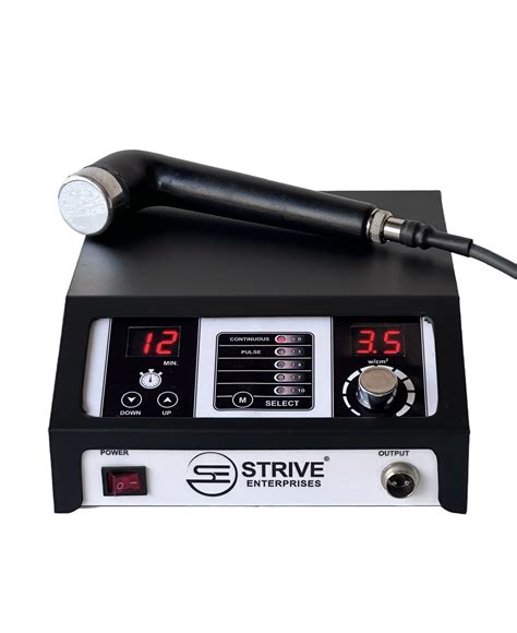 Mhz Ultrasound Therapy Machine Black Strive Enterprises