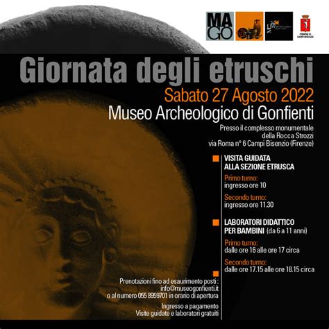 Giornata Degli Etruschi Museo Archeologico Gonfienti