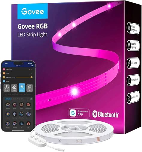 Ruban Led M M Bluetooth Bande Rgb Multicolore App Contr Le