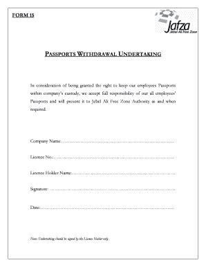 Passport Handover Letter To Employee - Fill Online, Printable, Fillable ...